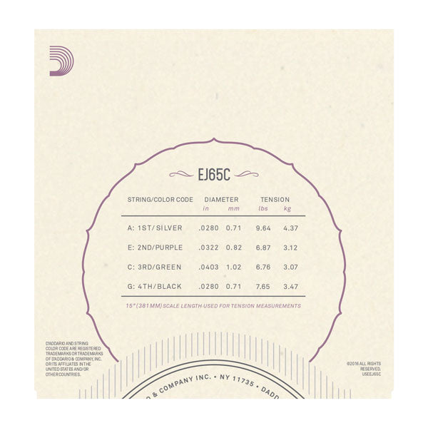 D'Addario EJ65C Concert